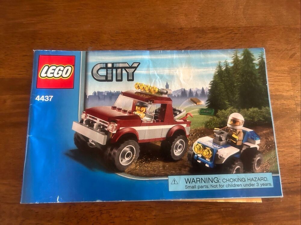 LEGO City Police Pursuit #4437 Instruction Manual Only (6020)